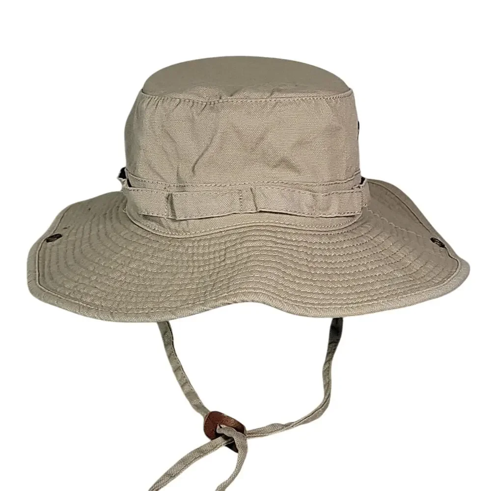 Concept One Wide Brim Fishing Hat Booney Hat Chin Strap